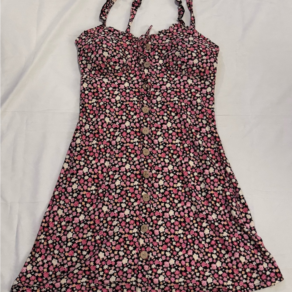 Floral Button-Down Dress